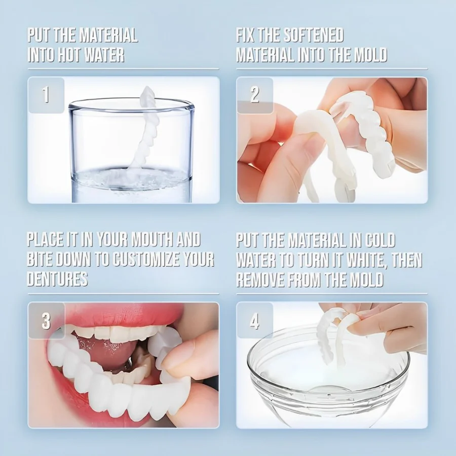 Dental Veneer Kit with Upper and Lower Covers