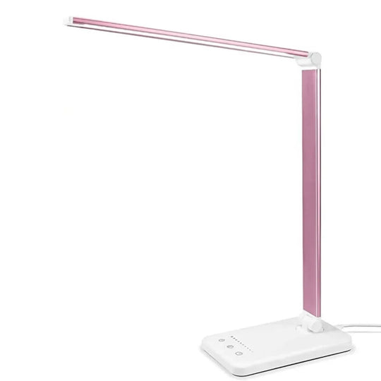 Desk Lamp with Adjustable Brightness and USB Charging