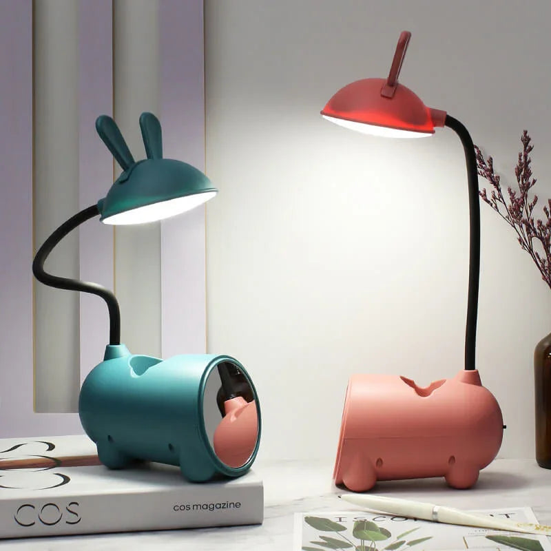 Desk Lamp with Rechargeable Battery and Fun Design