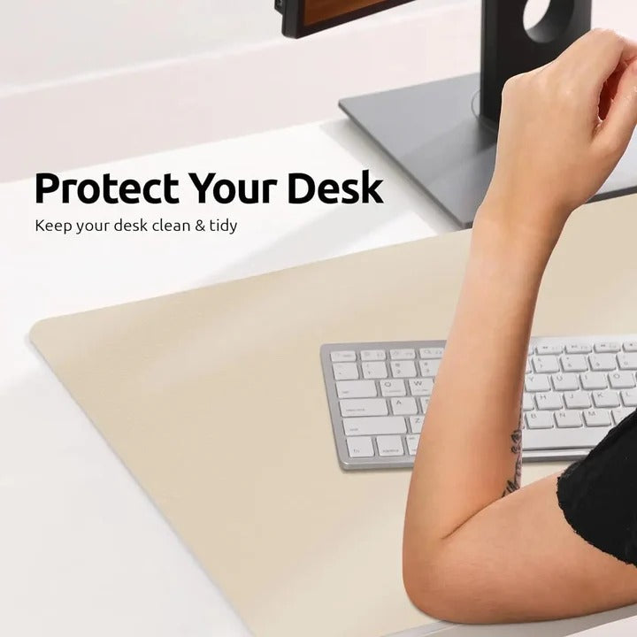 Desk Mat with PU Leather and Textured Backing