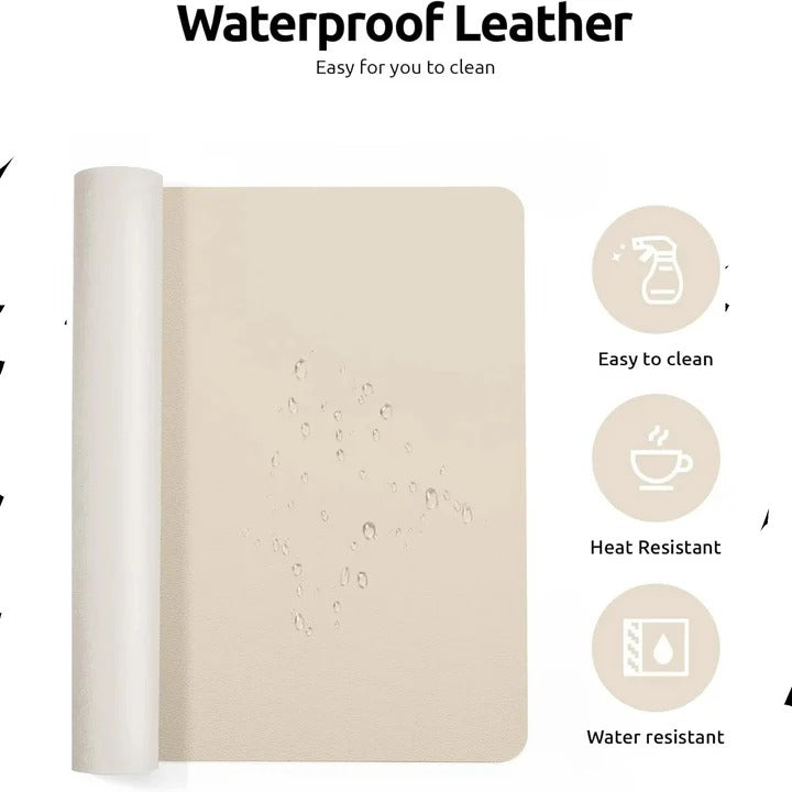 Desk Mat with PU Leather and Textured Backing