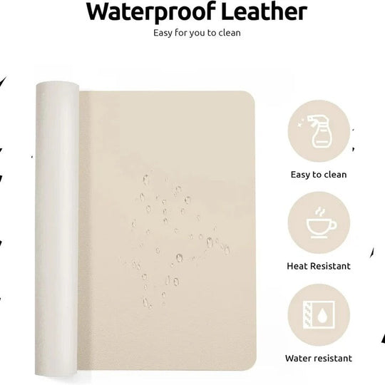 Desk Mat with PU Leather and Textured Backing