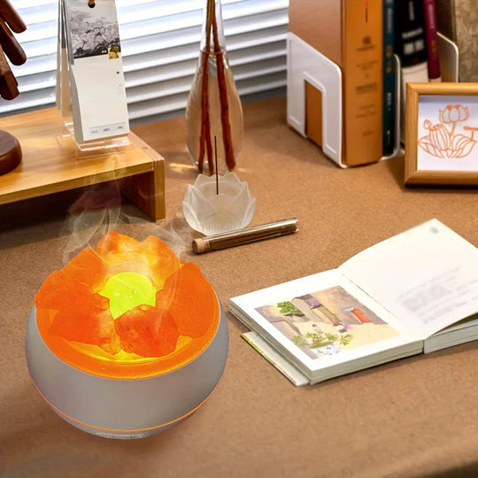 Diffuser with Salt Lamp and USB Power