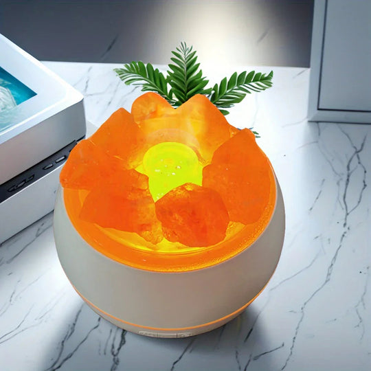 Diffuser with Salt Lamp and USB Power