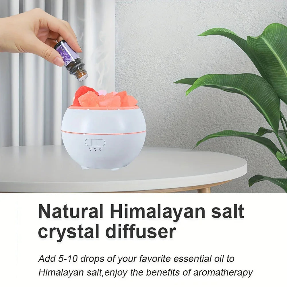 Diffuser with Salt Lamp and USB Power