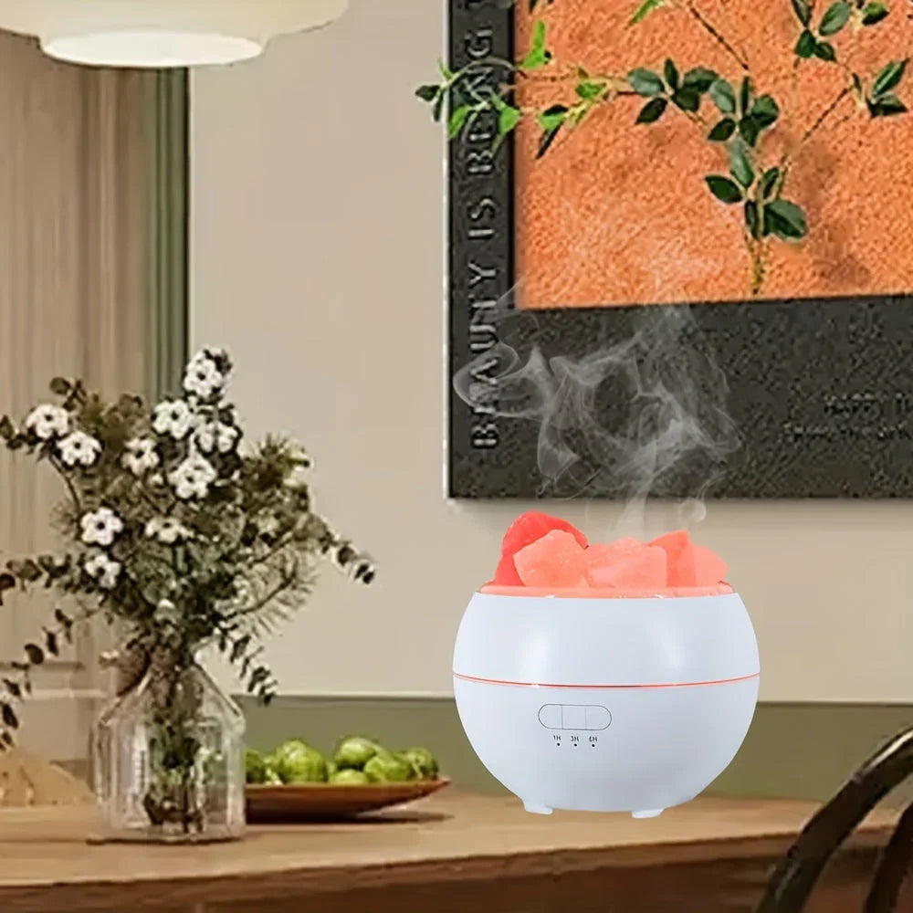 Diffuser with Salt Lamp and USB Power