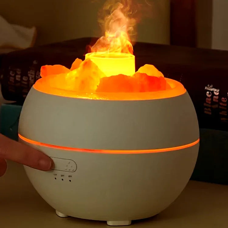 Diffuser with Salt Lamp and USB Power