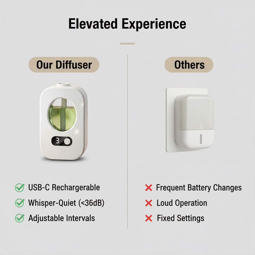 Diffuser with Ultrasonic Technology and Adjustable Settings