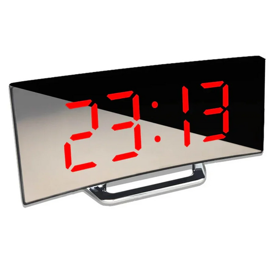 Digital Clock with Modern Design and LED Display