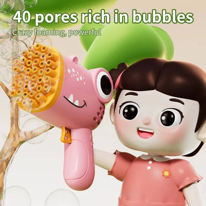 Dinosaur Bubble Toy with Battery Operation and Fun Sounds