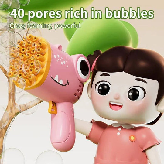 Dinosaur Bubble Toy with Battery Operation and Fun Sounds