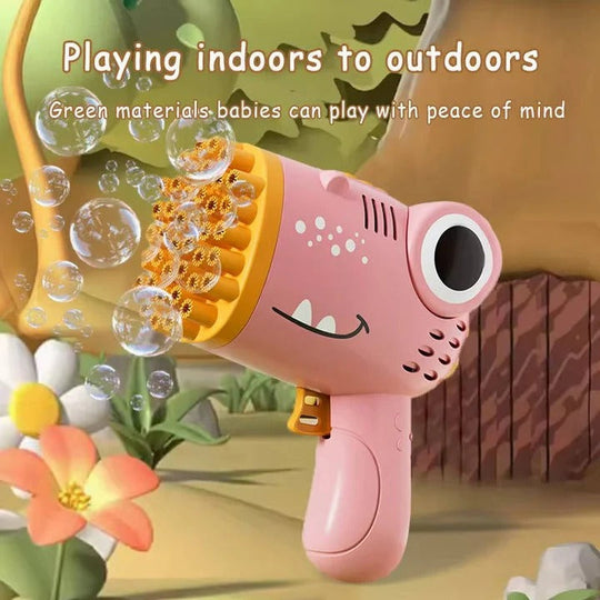 Dinosaur Bubble Toy with Battery Operation and Fun Sounds