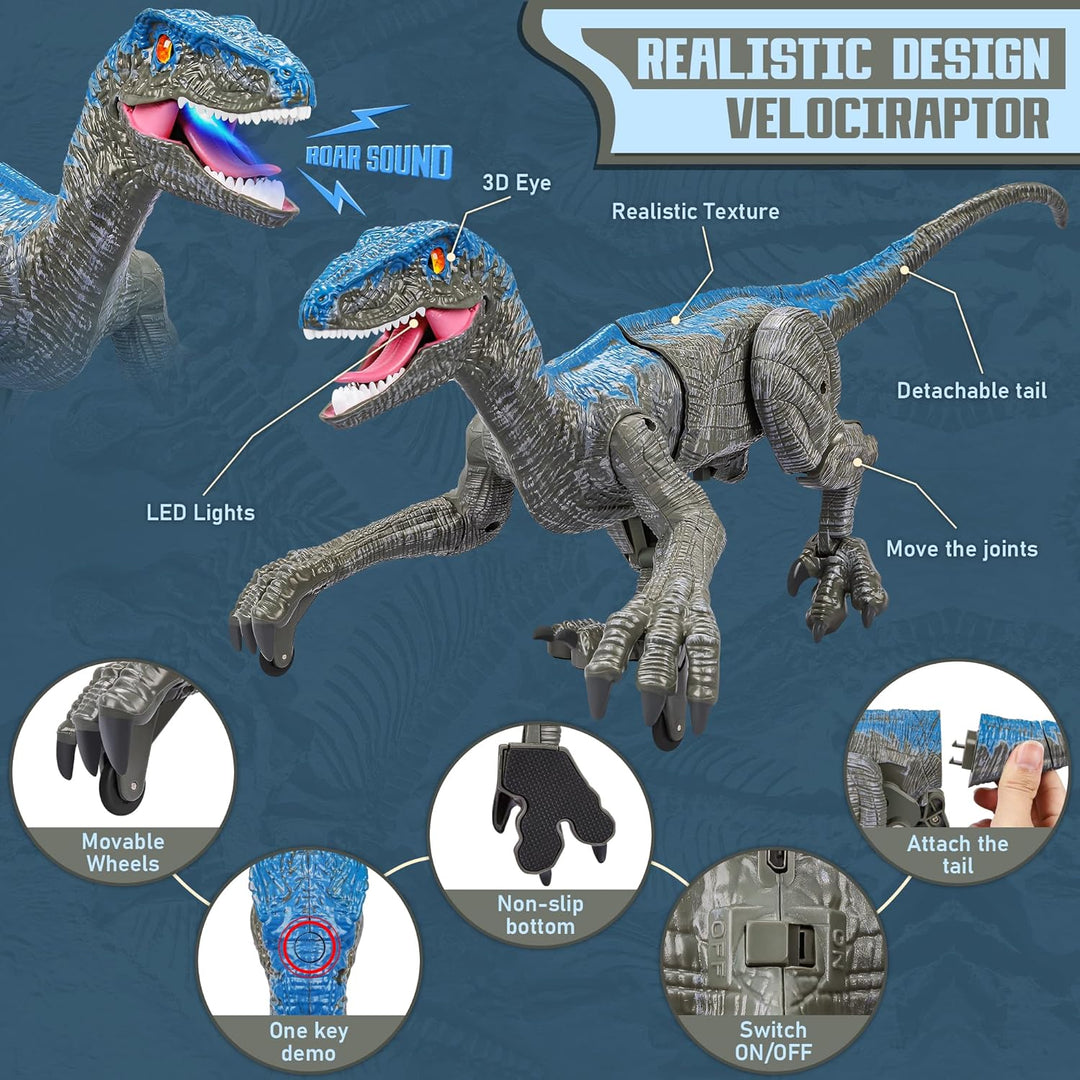 Dinosaur Toy with Remote Control and Sounds