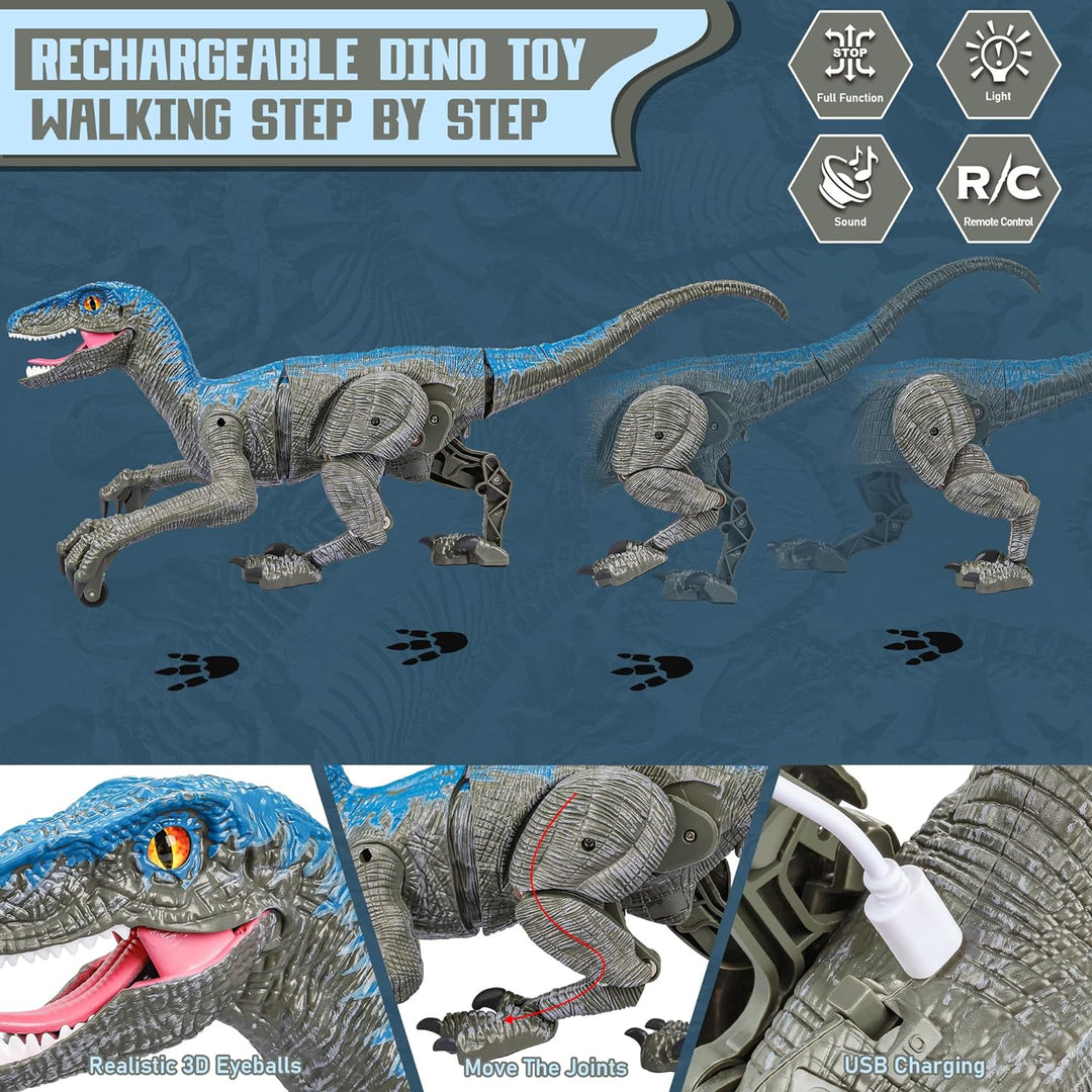 Dinosaur Toy with Remote Control and Sounds