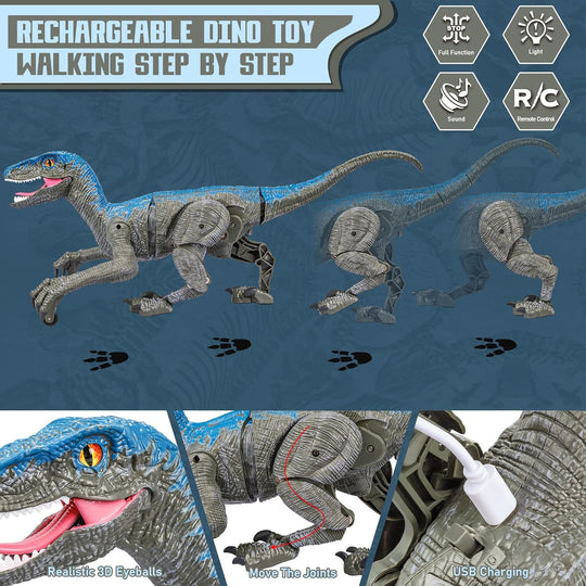 Dinosaur Toy with Remote Control and Sounds