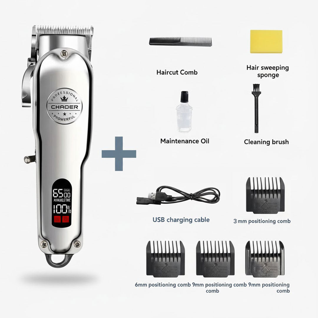 Dog Clipper with Rechargeable Battery and Metal Design