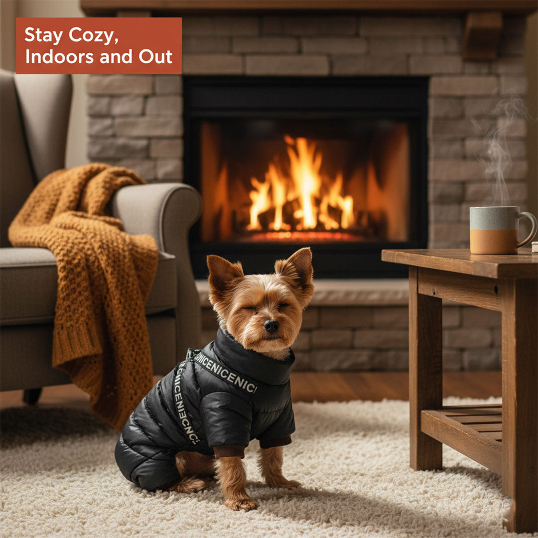 Dog Coat with Insulated Warmth and Cold Weather Protection
