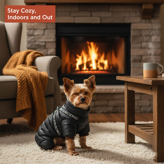 Dog Coat with Insulated Warmth and Cold Weather Protection