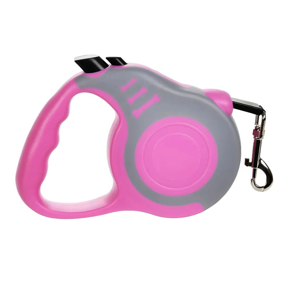 Dog Leash with Retractable Design and Durable Nylon