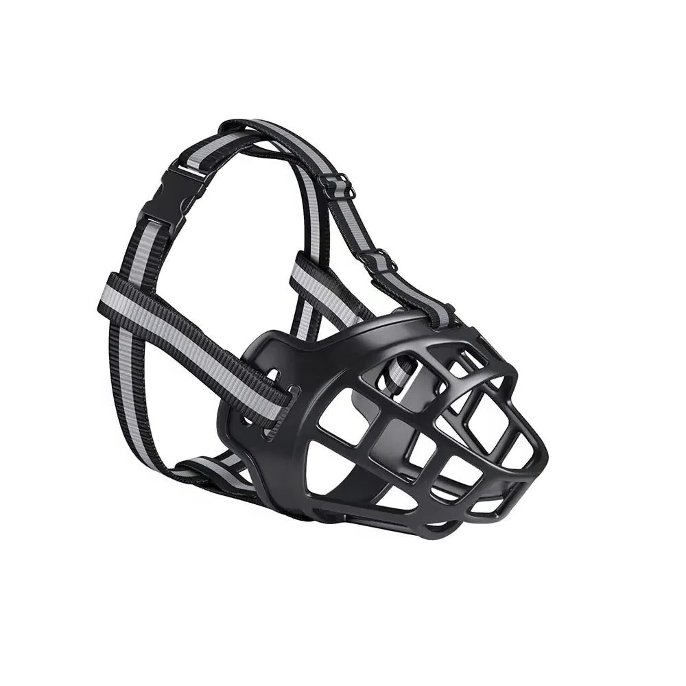 Dog Muzzle with Reflective Safety and Adjustable Fit