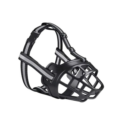 Dog Muzzle with Reflective Safety and Adjustable Fit
