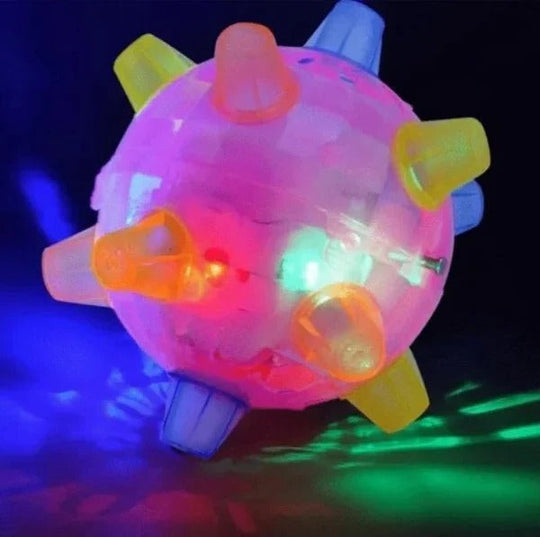 Dog Toy with Interactive Bouncing and Jumping Features