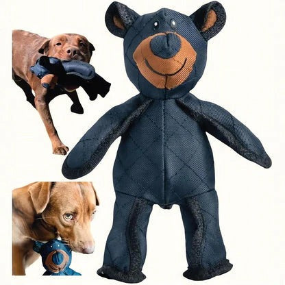 Dog Toy with Squeaker and Plush Design