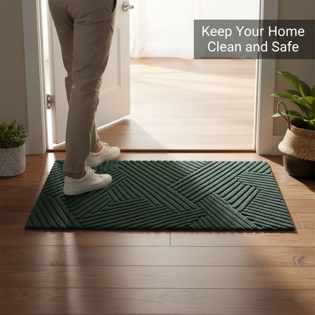 Door Mat with Non-Slip Grip and Heavy-Duty Durability