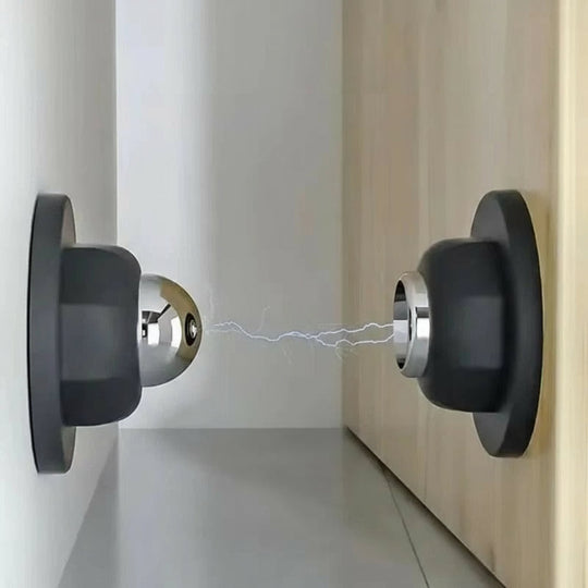 Door Stop with Magnetic Hold and Stainless Steel Design