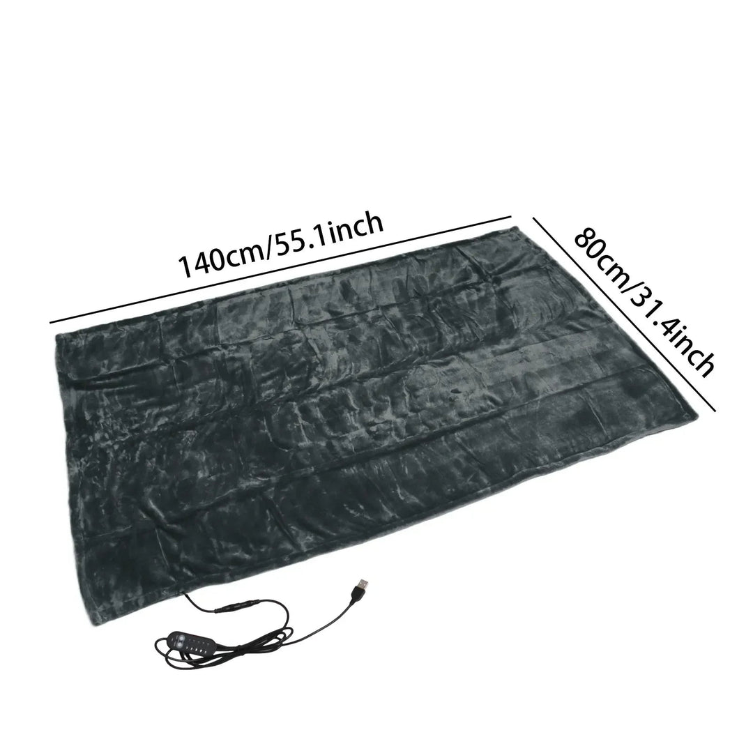 Electric Blanket with Cordless Design and USB Heating