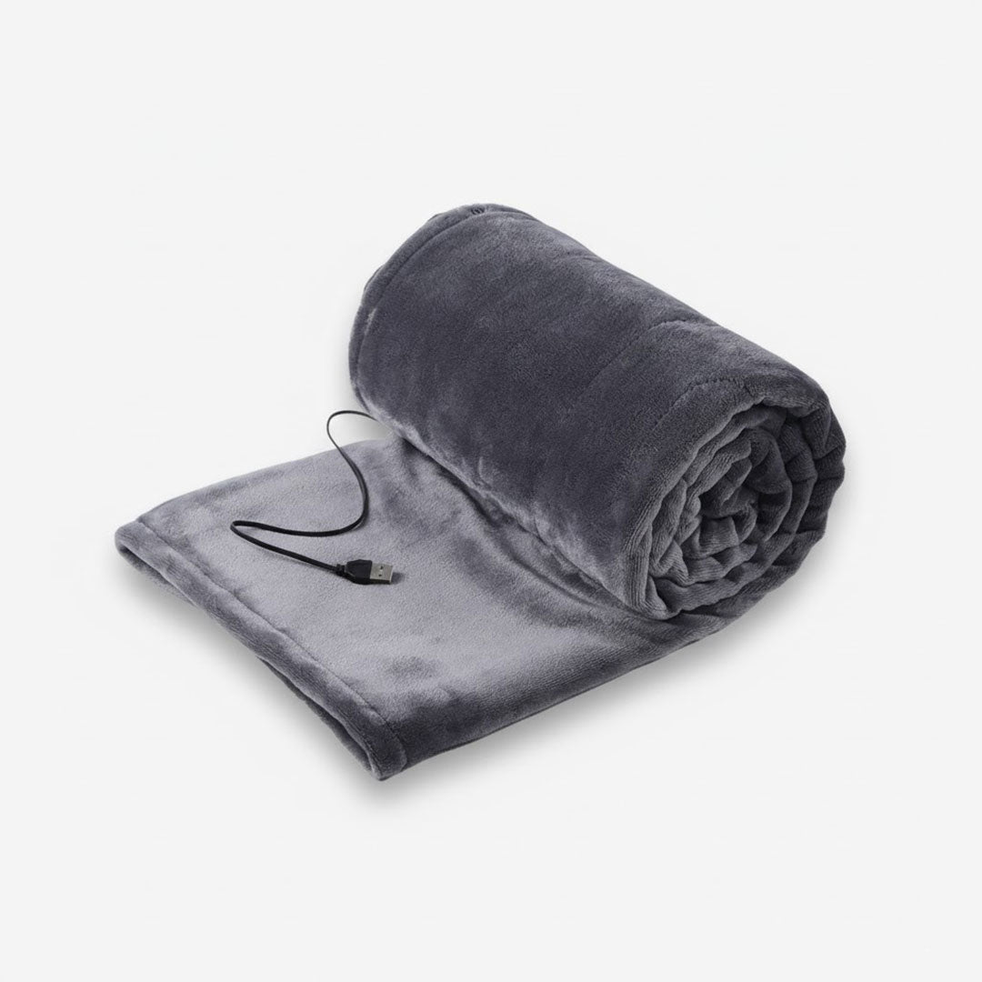 Electric Blanket with Cordless Design and USB Heating