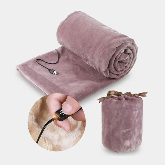 Electric Blanket with Cordless Design and USB Heating