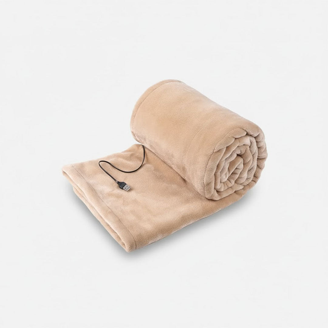 Electric Blanket with Cordless Design and USB Heating