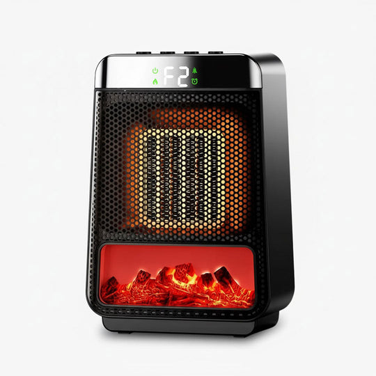 Electric Heater with Ceramic Element and Wall Plug
