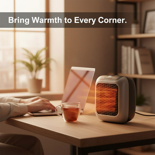 Electric Heater with Compact Design and Portability