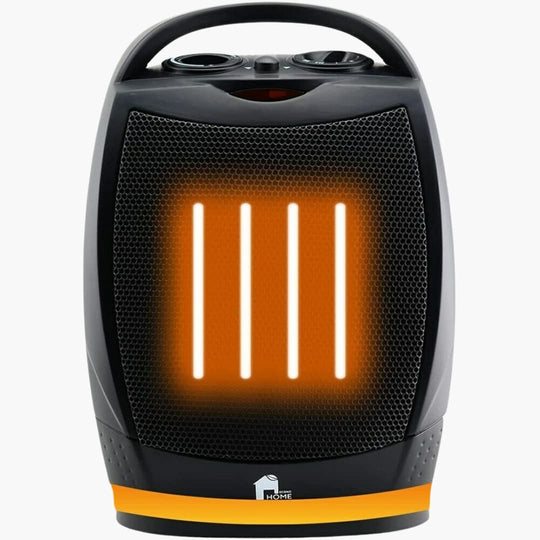 Electric Heater with Quiet Operation and Thermostat