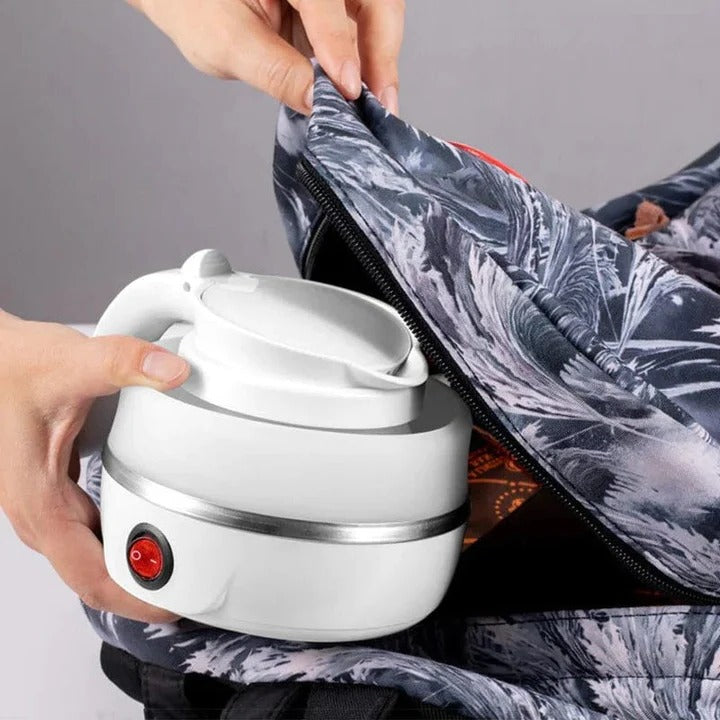 Electric Kettle with Portable Design and Foldable Feature