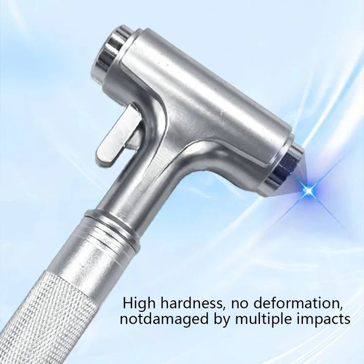 Emergency Car Hammer with Tungsten Steel Tip and Seatbelt Cutter