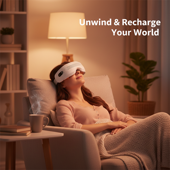 Eye Massager with Heat Therapy and Vibration