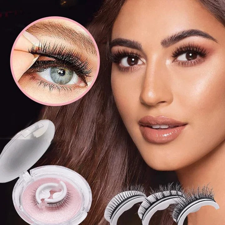 Eyelashes with Self-Adhesive and Reusable Design