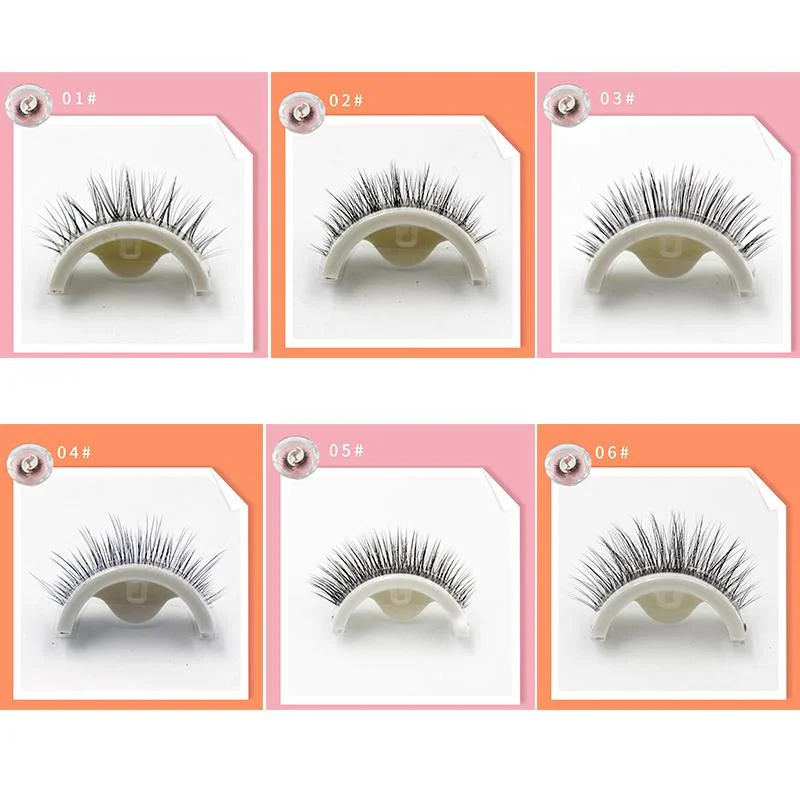 Eyelashes with Self-Adhesive Design and Reusable Style