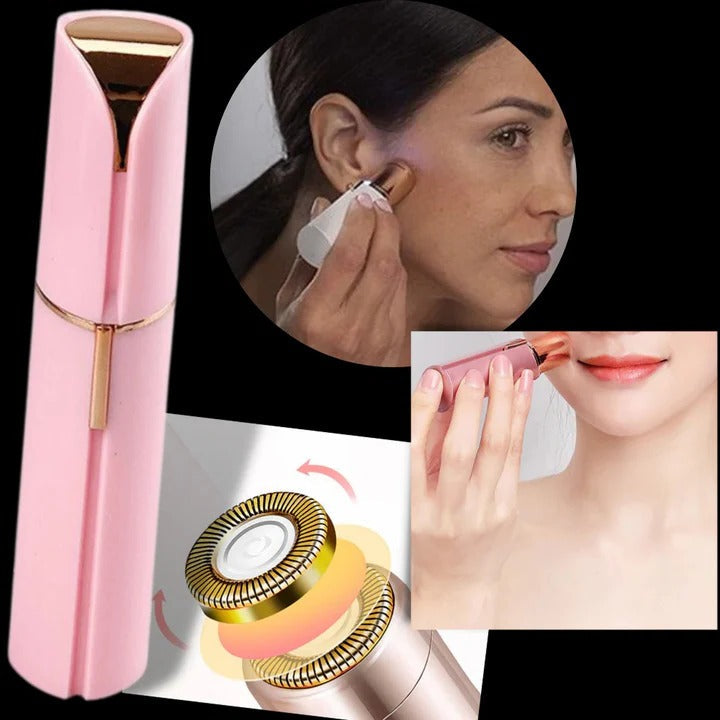 Facial Hair Shaver with Precision Blades and Cordless Design