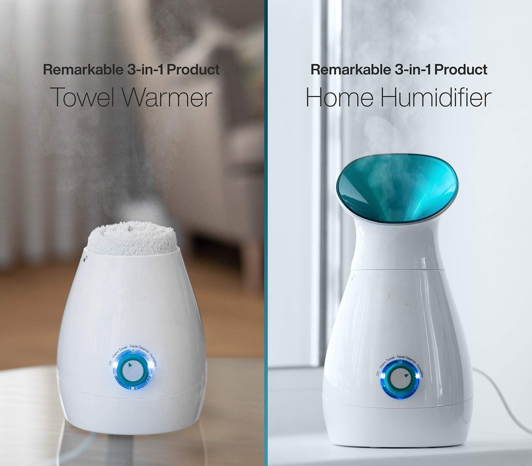 Facial Steamer with Nano Ionic Technology and Ultrasonic Vaporization