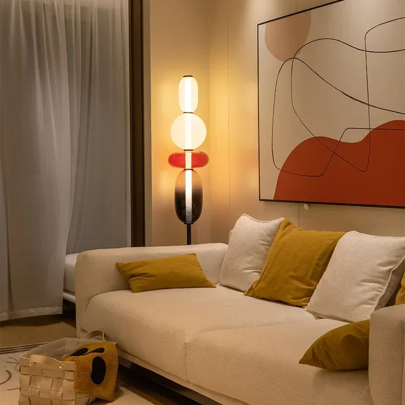 Floor Lamp with Color Changing LED and Modern Design