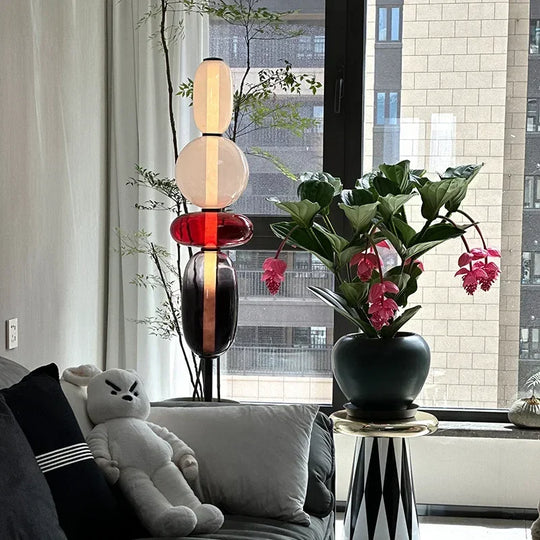 Floor Lamp with Color Changing LED and Modern Design