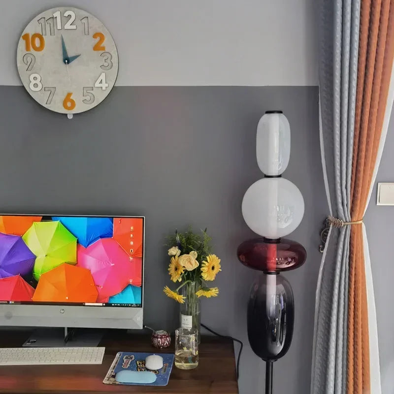 Floor Lamp with Color Changing LED and Modern Design