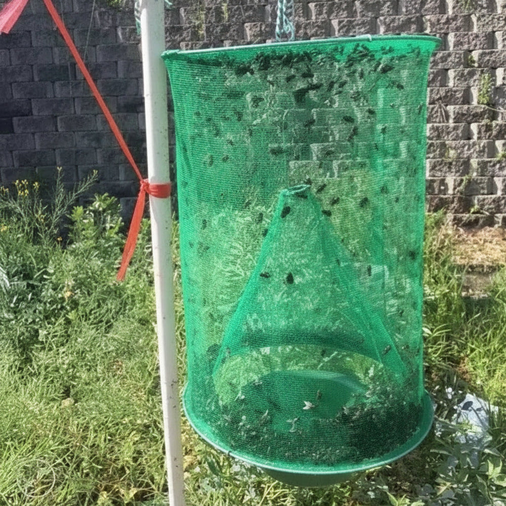 Fly Trap with Reusable Design and Easy Setup