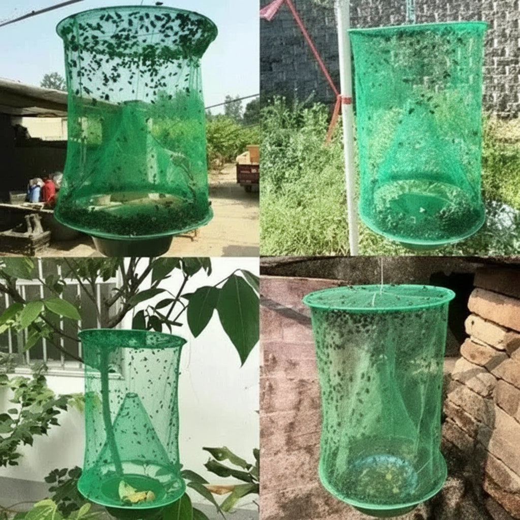 Fly Trap with Reusable Design and Easy Setup