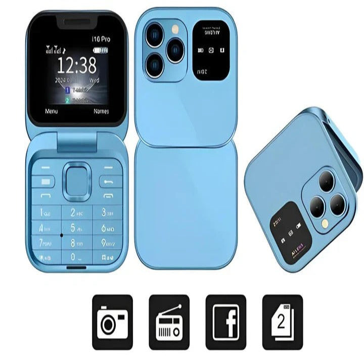 Foldable Smartphone with Dual SIM and Compact Design