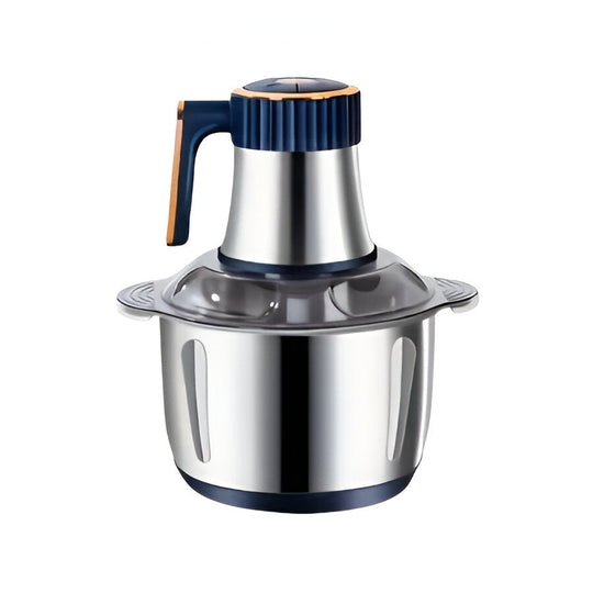 Food Chopper with Electric Operation and Stainless Steel Blades